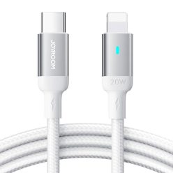   Kábel USB Lightning Typ C 20W 1.2m Joyroom S-CL020A10 (bia³y)