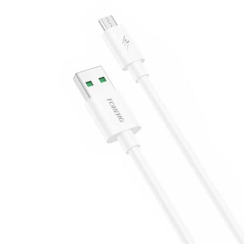 Foneng X67 USB-Micro USB kábel, 5A, 1m (fehér)