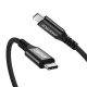 USB-C-USB-C 3.1 Choetech XCC-1007 GEN2 10Gbps 4K 100W 2m (fekete)