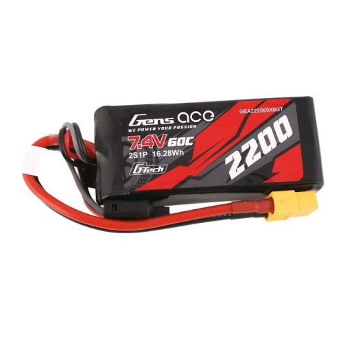 GensAce G-Tech LiPo 2200mAh 7.4V 60C 2S1P XT60 akkumulátor