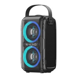   Vezeték nélküli Bluetooth hangszóró W-KING T9II 60W mikrofon (fekete)