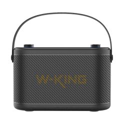   Vezeték nélküli Bluetooth hangszóró W-KING H10 120W 2 mikrofon (fekete)