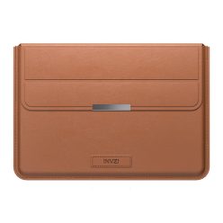   INVZI Leather Case / Cover with Stand Function for MacBook Pro/Air 15"/16" (Brown)