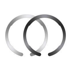   Adapter for Magsafe ESR HaloLock Ring for smartphone 2pcs. (black/silver)