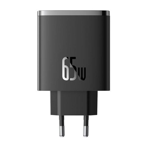 Baseus OS-Cube Pro töltő 2xUSB-C USB, 65W (fekete)