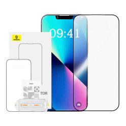   Baseus Crystalline Anti-Glare kijelzővédő edzett üveg iPhone 12 ProMax