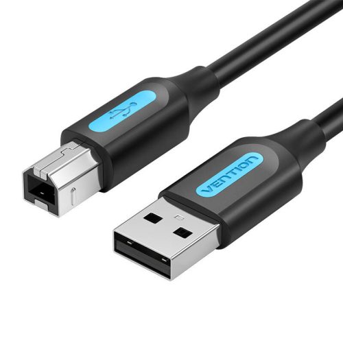 Cable USB 2.0 A to B Vention COQBG 1.5m (black)