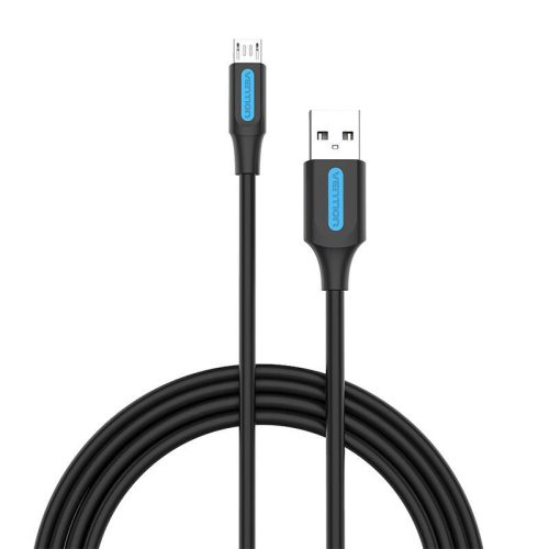 Kábel USB 2.0 A - Micro USB Vention COLBH 3A 2m fekete