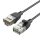 Network Cable UTP CAT6A Vention IBIBH RJ45 Ethernet 10Gbps 2m Black Slim Type