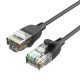 Network Cable UTP CAT6A Vention IBIBH RJ45 Ethernet 10Gbps 2m Black Slim Type