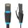 Flat Network Cable UTP CAT6 Vention IBJBF RJ45 Ethernet 1000Mbps 1m Black