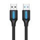 USB 3.0 cable Vention CONBD 2A 0.5m Black PVC