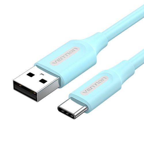 USB 2.0 A és USB-C kábel Vention COKSG 3A 1,5m világoskék