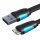 Flat USB 3.0 A to Micro-B cable Vention VAS-A12-B050 0.5m Black