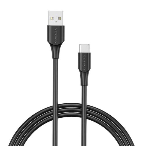 USB 2.0 A és USB-C kábel Vention CTHBF 3A 1m Fekete