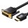 Kabel HDMI do DVI (24+1) Vention ABFBI 3m, 4K 60Hz/ 1080P 60Hz (Czarny)