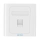 1-Port Keystone Wall Plate 86 Type Vention IFAW0 White