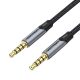 Kábel Audio TRRS 3.5mm mini jack Vention BAQHG 1,5m Szürke