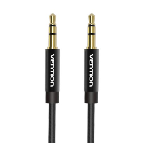 Kábel Audio 3.5mm mini jack Vention BAGBD 0.5m Fekete Fém