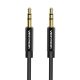 Kábel Audio 3.5mm mini jack Vention BAGBD 0.5m Fekete Fém