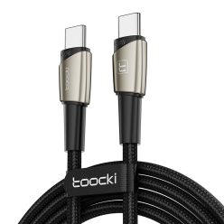   Kábel USB-C USB-C Toocki TXCTT14- LG01-W2, 2m, 140W (gyöngyház nikkel)