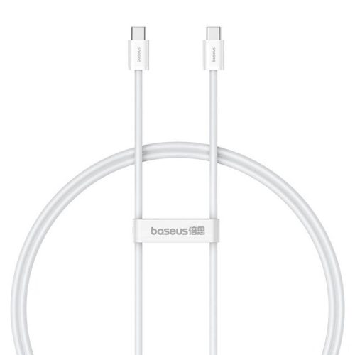 Kábel szybkiego ³adowania USB-C do USB-C Baseus Superior 2 100W 1m (bia³y)