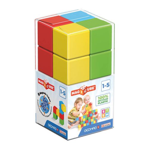 Magicube Color Újrahasznosított kristály mágneses téglák 8 elem GEOMAG GEO-054