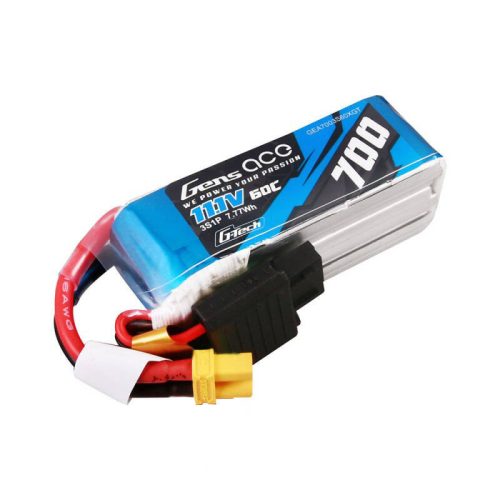 Gens ász G-Tech 700mAh 11.1V 60C 3S1P Lipo akkumulátorcsomag