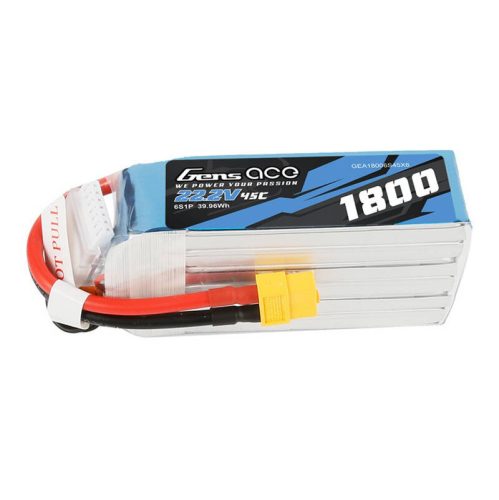 Gens ász 1800mAh 22.2V 45C 6S1P Lipo akkumulátor csomag