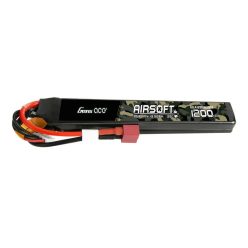   Gens Ace 25C 1200mAh 3S1P 11.1V nyerges Airsoft Gun Lipo akkumulátor T dugóval