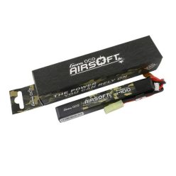   Gens ace 25C 1400mAh 2S1P 7.4V Airsoft Gun Lipo akkumulátor mini Tamiya dugóval