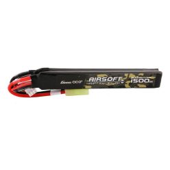   Gens ace 25C 1500mAh 2S1P 7.4V Nunchuck 2X Airsoft Gun Lipo akkumulátor mini Tamiya dugóval