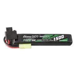   Gens ace G-Tech 25C 1500mAh 3S1P 11.1V Airsoft Gun Lipo Battery with Tamiya