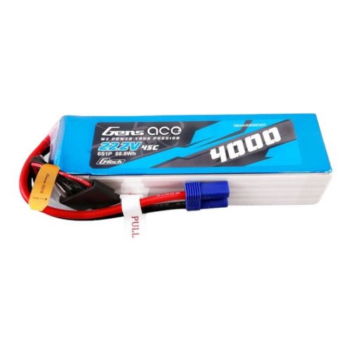 Gens ace G-Tech 4000mAh 22.2V 45C 6S1P Lipo akkumulátor EC5 dugóval