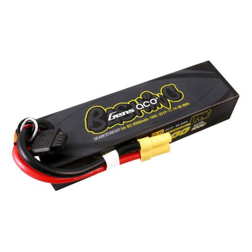 Gens ász G-Tech 8000mAh 11.1V 100C 3S1P Lipo akkumulátor csomag EC5-Bashing sorozathoz