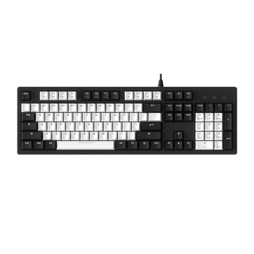 Dareu EK104 Mechanical Keyboard Red Switch White-Black