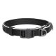 Reflective collar Dogness size S (Black)