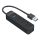 Orico USB-ről USB 3.0-ra 3x USB 2.0 Hub adapter (fekete)