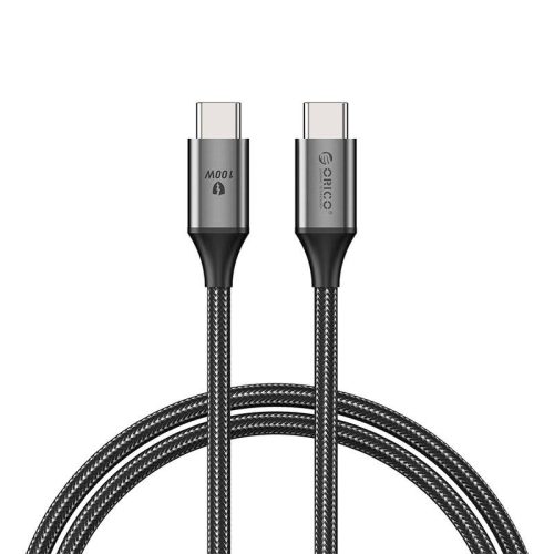 Orico 100W USB-C USB-C töltőkábel (fekete)