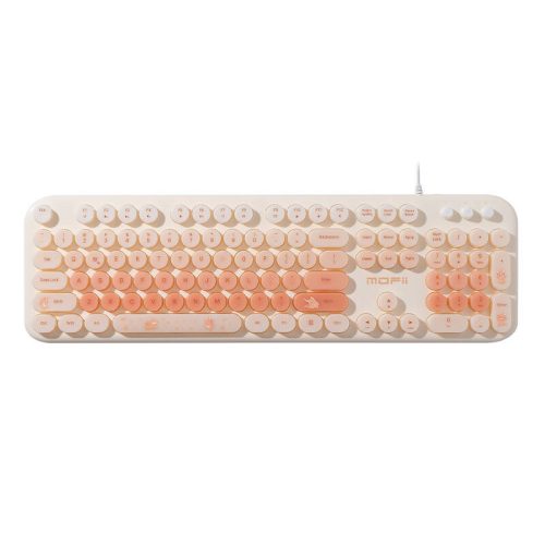 MOFII wired keyboard with backlight Love Me (Beige)