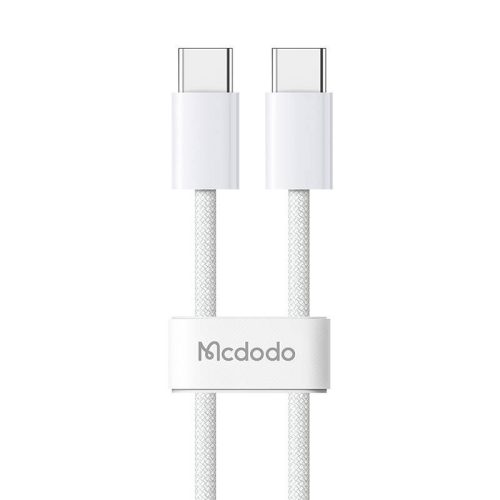 Mcdodo CA-5690 USB-C USB-C kábel, 60W, 1m (fehér)