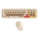 MOFI Baby Bear Wireless Keyboard + Mouse Set (beige)