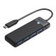 Orico Hub 4in1 USB A3.0x4 (fekete)