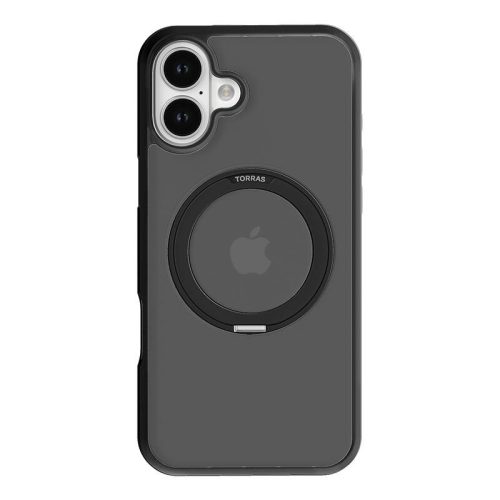 Torras Ostand Pro tok iPhone 16-hoz (fekete)