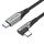 Vention TAKHF USB-C to USB-C 5A angle cable (gray)