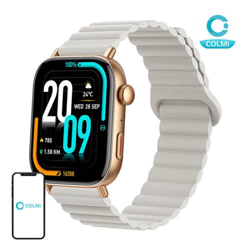 Colmi C8 Max smartwatch with magnetic strap (gold)