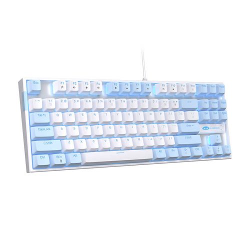 MageGee MK-STAR wired keyboard (blue and white)