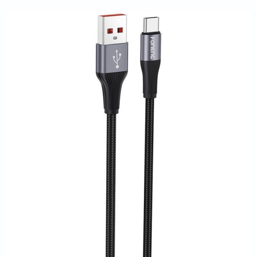 Foneng X112 USB-A to USB-C cable, 3A, 1m (black)