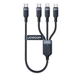   Többfunkciós USB-ről USB-C-re 2x Lightning Micro Joyroom kábel S-A18