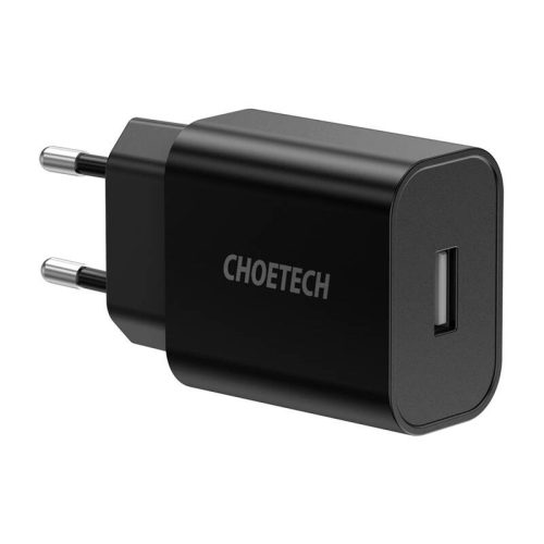 Choetech Q5002 12W USB-A hálózati töltő (fekete)